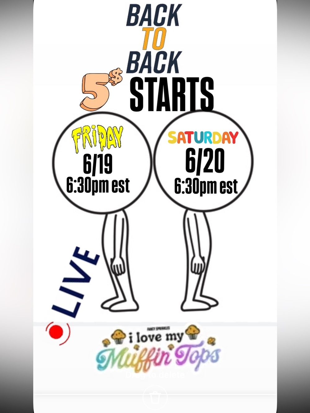 LIVE 6/19 & 6/20 @ 6:30pm est |  $5 start LOTS NWT | $5 STARTS + PAY 1 SHIPPING